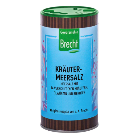 Gewürzmühle Brecht - Kräuter-Meersalz - Streuer - 200 g