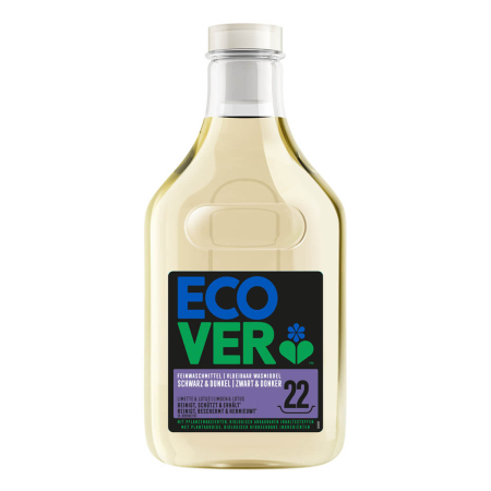 Ecover - Feinwaschmittel Schwarz und Dunkel – Limette und Lotus - 1 l