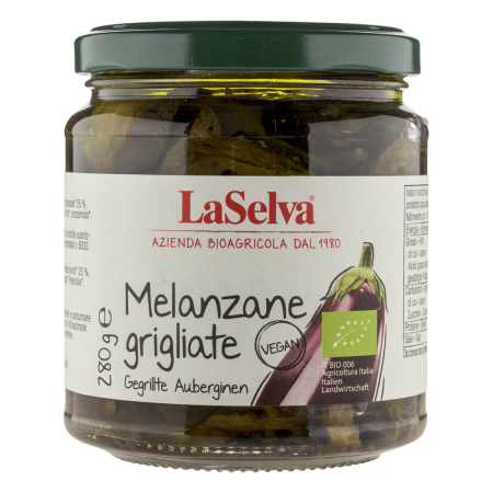 LaSelva - Gegrillte Auberginen in Öl - 0,28 kg