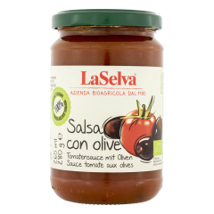 LaSelva - Tomatensauce mit Oliven - 280 g