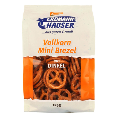 ErdmannHauser - demeter Dinkel-Vollkorn-Minibrezeln - 125 g