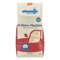 Spielberger Mühle - 4-Korn-Flocken demeter - 500 g