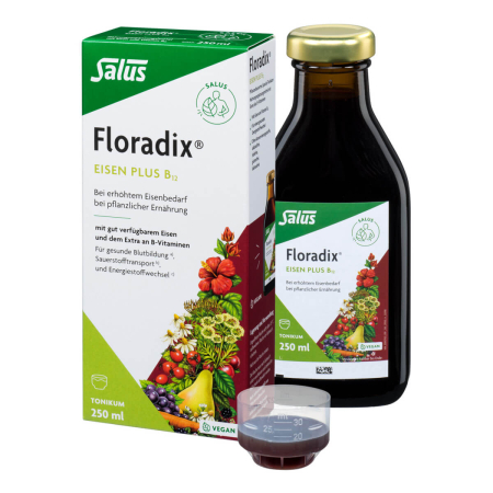Floradix - Eisen plus B12 Tonikum - 250 ml