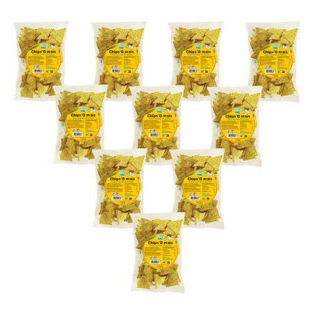 Pural - ChipsO maïs Sour Cream-Onion - 125 g - 10er Pack