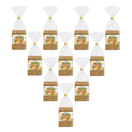 Pural - Knäckebrot Crusty Dinkel Käse - 200 g - 10er Pack
