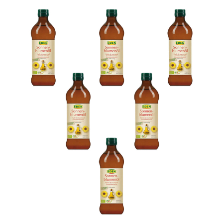 Eden - Sonnenblumenöl bio - 500 ml - 6er Pack