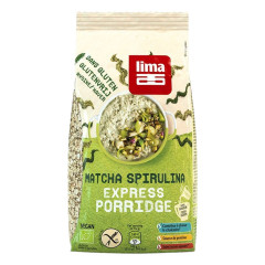Lima - Matcha Spirulina Express Porridge - 350 g - 5er Pack