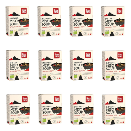 Lima - Instant Miso Soup Tofu Wakame - 40 g - 12er Pack