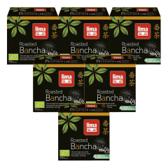 Lima - Roasted Bancha Grüner Tee Beutel - 15 g - 6er...
