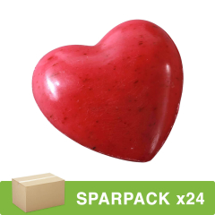 Saling - Schafmilchseife Herz Rose rot - 65 g - 24er Pack