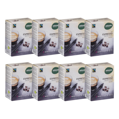 Naturata - Espresso Kaffee-Sticks Bohnenkaffee instant - 50 g - 8er Pack