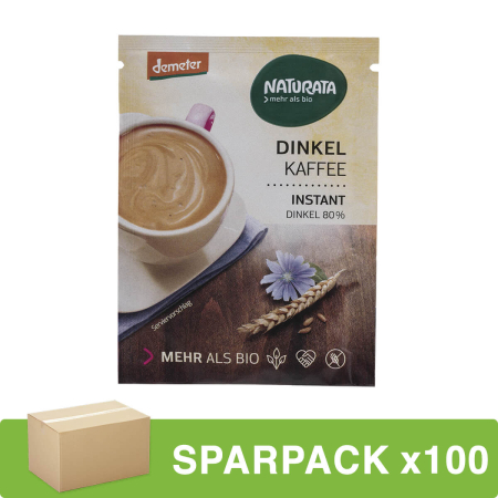 Naturata - Dinkelkaffee instant Portionsbeutel - 2,5 g - 100er Pack