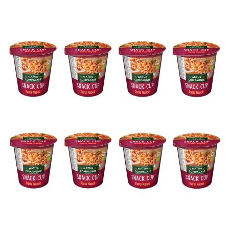 Natur Compagnie - Snack Cup Pasta Napoli - 59 g - 8er Pack