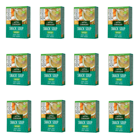Natur Compagnie - Snack Soup Gemüsesuppe - 54 g - 12er Pack