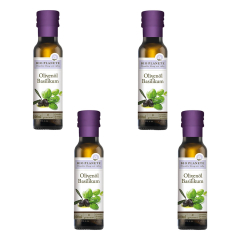 Bio Planete - Olivenöl und Basilikum - 100 ml - 4er Pack