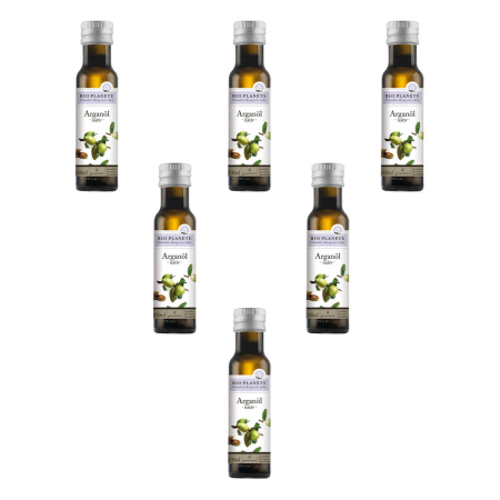 BIO PLANÈTE - Arganöl nativ bio und Fair - 100 ml - 6er Pack