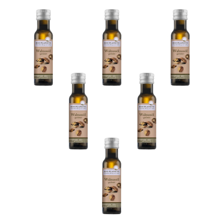 BIO PLANÈTE - Walnussöl geröstet - 100 ml - 6er Pack