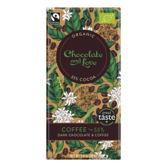 Chocolate And Love - Coffee - 55% Dark Chocolate and...