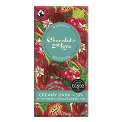 Chocolate And Love - Creamy Dark Chocolate with Cacao...