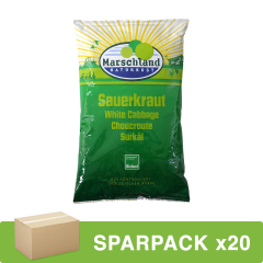 Marschland - Sauerkraut im Folien-Beutel - 500 g - 20er Pack
