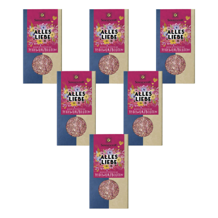 Sonnentor - Alles Liebe Gewürz-Blüten Mischung bio Packung - 40 g - 6er Pack