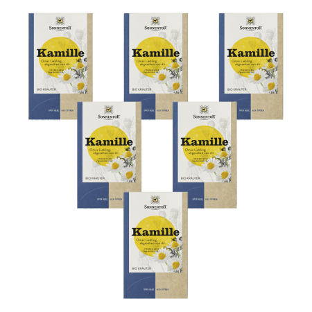 Sonnentor - Kamille Filterbeutel bio - 18 g - 6er Pack