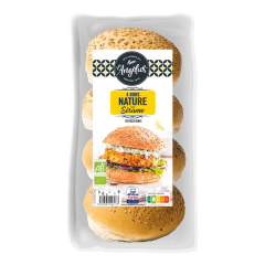 LAngélus - Hamburger Buns mit Sesam - 200 g - 5er Pack -...