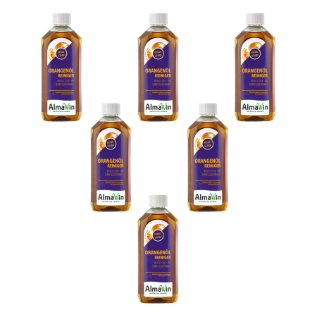 AlmaWin - Orangenöl-Reiniger Extra Stark - 500 ml - 6er Pack