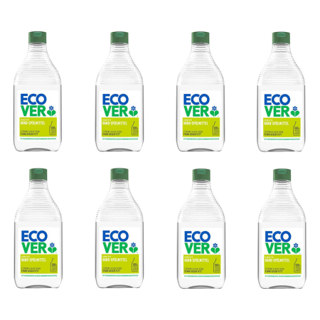 Ecover - Hand-Spülmittel Zitrone und Aloe Vera - 450 ml - 8er Pack