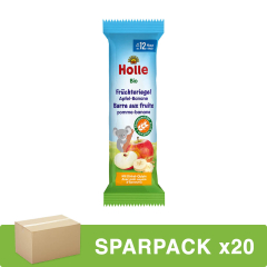 Holle - Früchteriegel Apfel-Banane bio - 25 g - 20er Pack