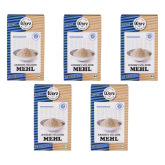 Werz - Amaranth Vollkorn Mehl glutenfrei - 500 g - 5er Pack