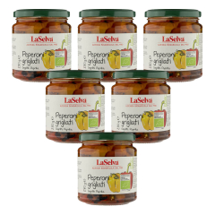 LaSelva - Gegrillte Paprika in Öl - 280 g - 6er Pack