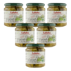 LaSelva - Artischocken in Olivenöl - 280 g - 6er Pack
