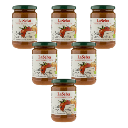 LaSelva - Tomatensauce mit Ricotta-Käse - 300 g - 6er Pack
