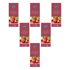 Lubs - Erdbeer Rhabarber Konfekt bio - 80 g - 6er Pack