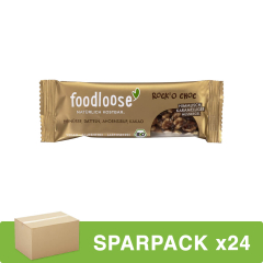 foodloose - Nussriegel Rock O Choc bio - 35 g - 24er Pack