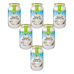 Dr. Goerg - Premium Kokosöl bio - 1 l - 6er Pack