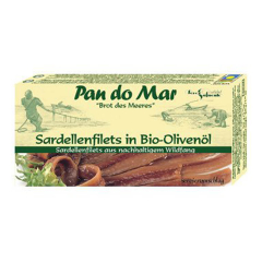 Pan do Mar - Sardellenfilets in bio-Olivenöl - 50 g...