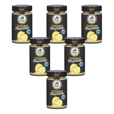 Münchner Kindl - Zitronen Mayonnaise Bioland - 200 ml - 6er Pack