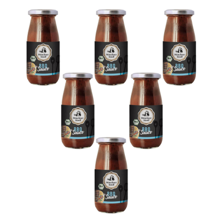 Münchner Kindl - Feinkost Sauce BBQ bio - 250 ml - 6er Pack