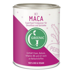 Greenic - Maca Superfood Trinkpulver - 120 g - 4er Pack