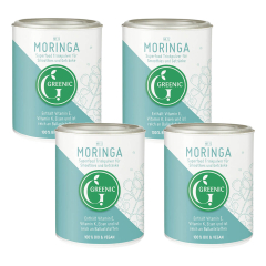 Greenic - Moringa Superfood Trinkpulver - 100 g - 4er Pack