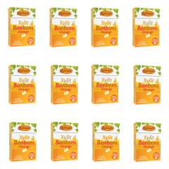 Birkengold - Bonbons Orange - 30 g - 12er Pack