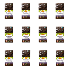 Birkengold - Zartbitter Schokolade - 100 g - 12er Pack