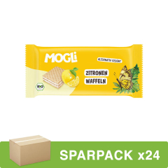 Mogli - Zitronen Waffel bio - 15 g - 24er Pack
