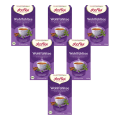 Yogi Tea - Wohlfühl Tee bio - 17 g - 6er Pack