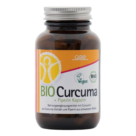 GSE - Curcuma+Piperin Kapseln à 600 mg bio - 90 Kapseln