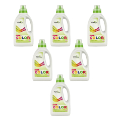 AlmaWin - Color Waschmittel flüssig - 750 ml - 6er Pack