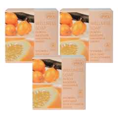 Speick - Wellness Soap BDIH Sanddorn + Orange - 200 g -...