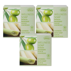 Speick - Wellness Soap BDIH Olive + Lemongras - 200 g -...